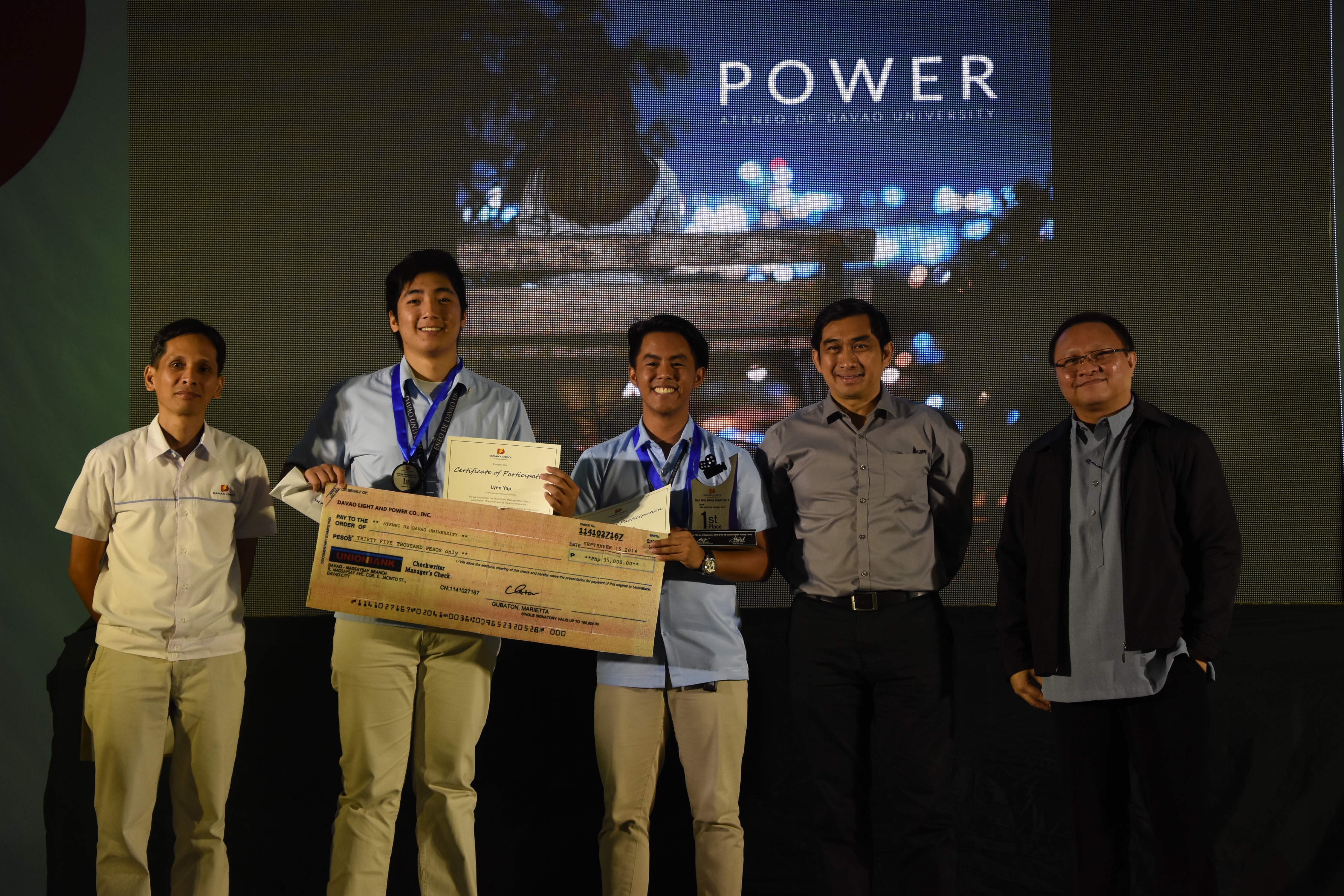 Davao Light's third short video-making contest highlights the millennials