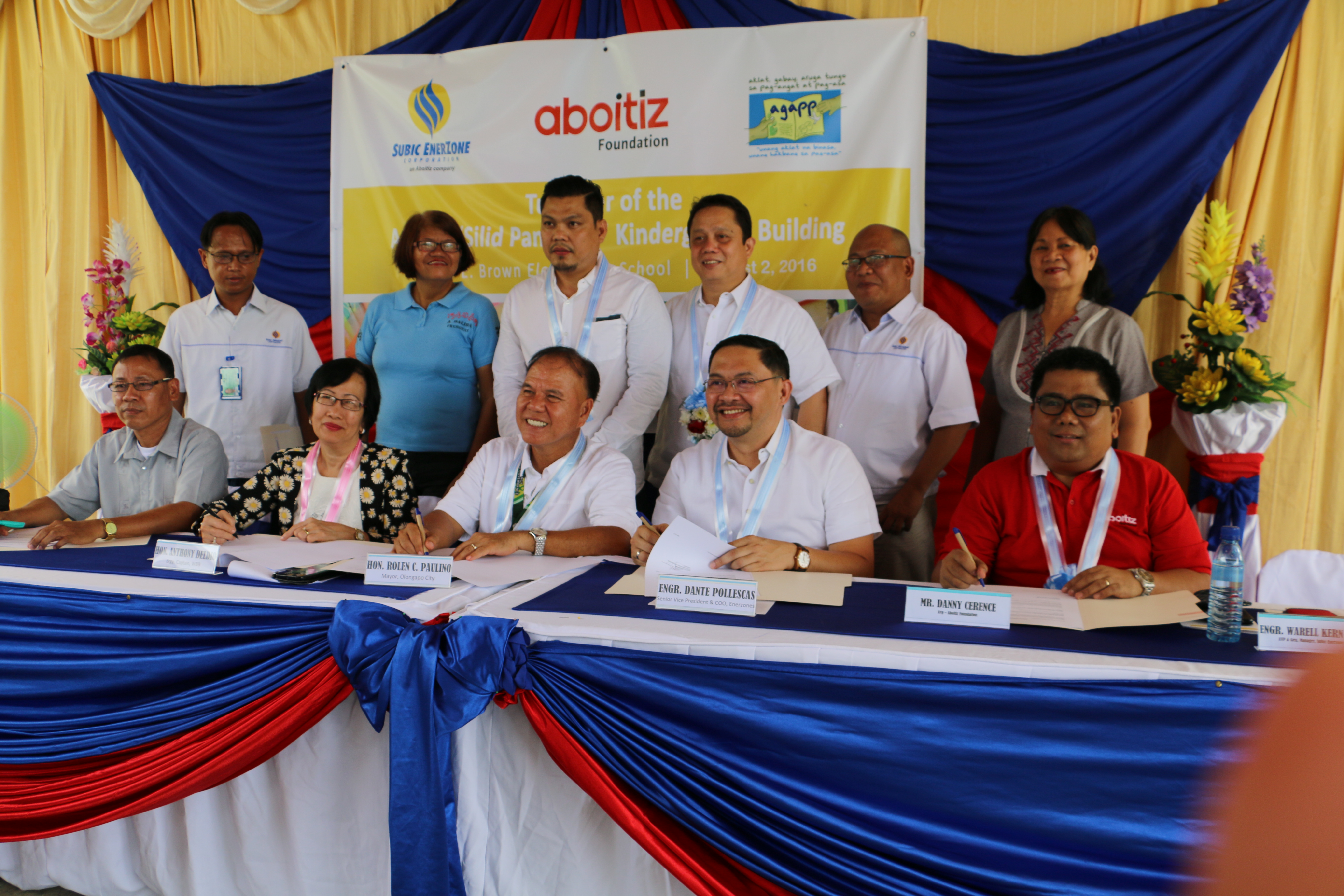 SEZ Turns Over 4th AGAPP School Building