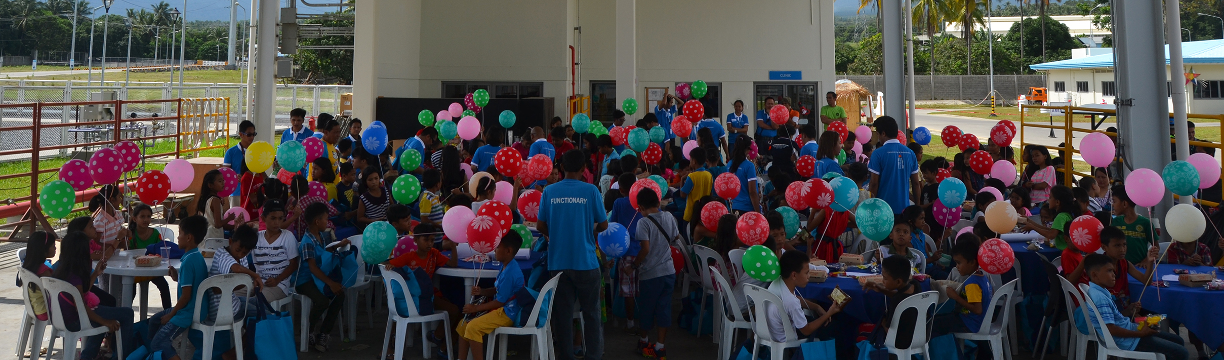 Children in TSI host communities get early Christmas treat