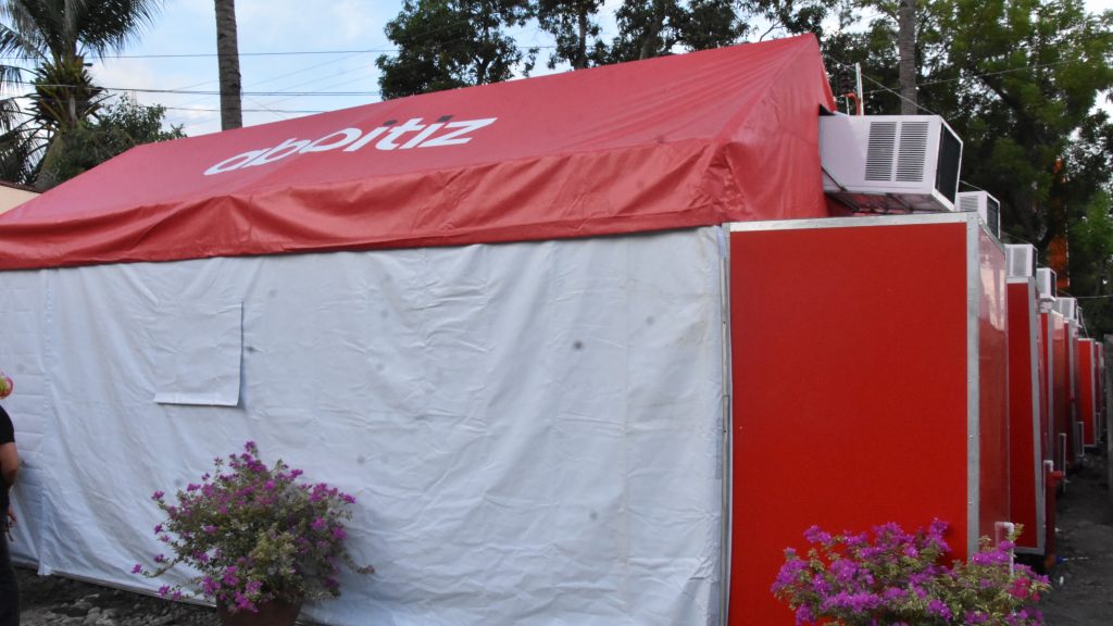 Aboitiz Group turns over air-conditioned tents to Davao City, SPMC