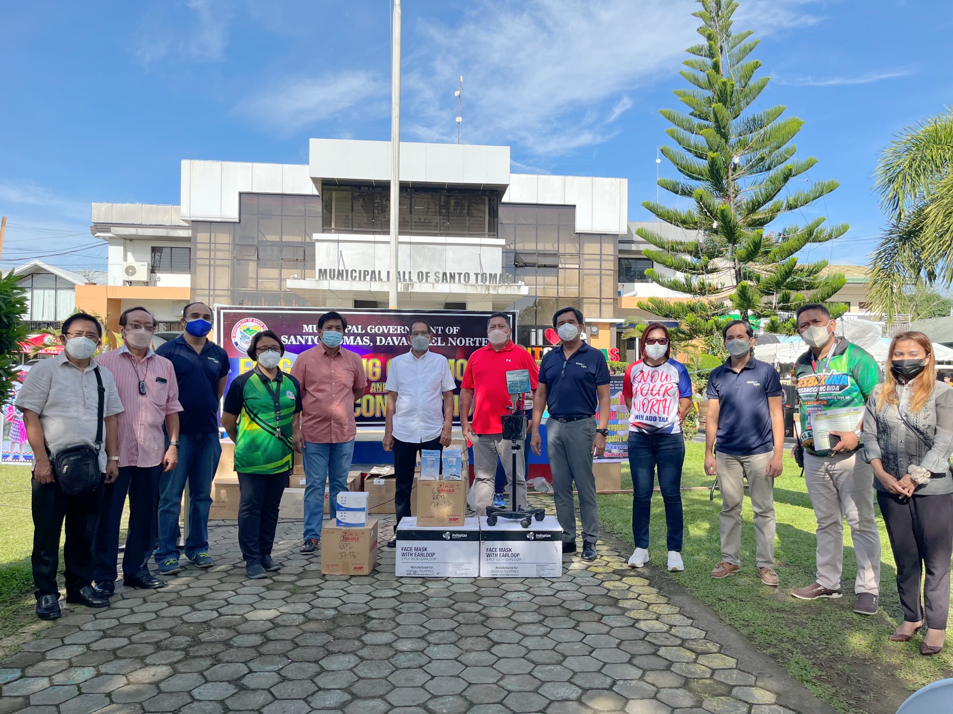 LGU of Sto Tomas receives additional support for its vaccination campaign