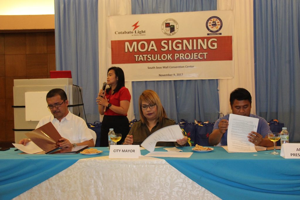 LGU, Cotabato Light sign MOA to fight pilferage, fire