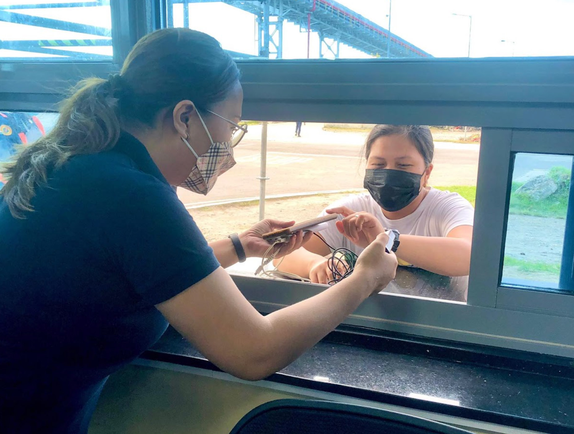 Therma Visayas launches free charging station for typhoon-affected residents in Toledo City
