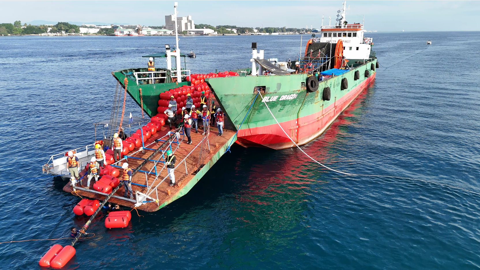 AboitizPower unit begins historic Davao-Samal power interconnection project  with submarine cable laying