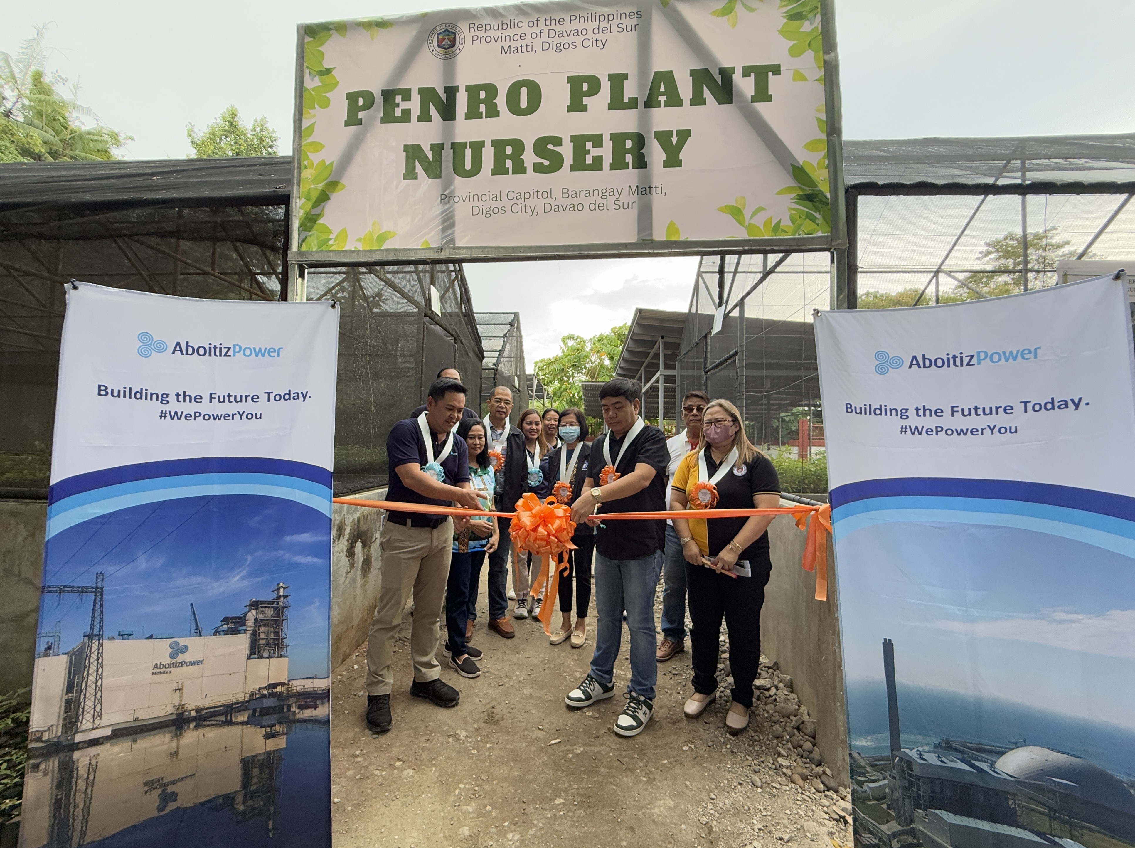 Davao del Sur uses community share from Therma South for plant nursery