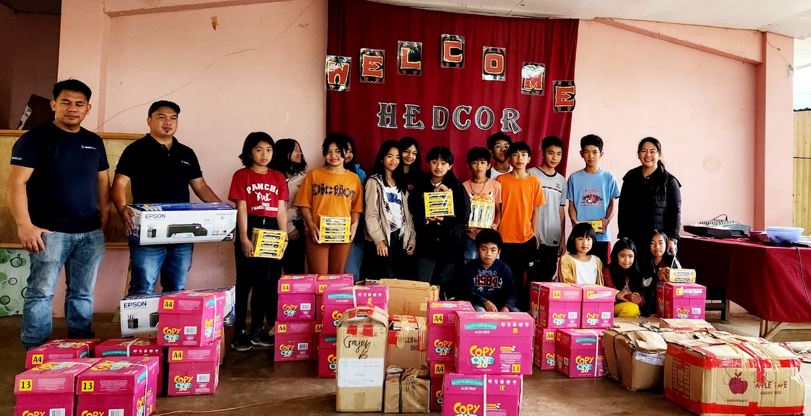Hedcor Sabangan School Supplies Donation