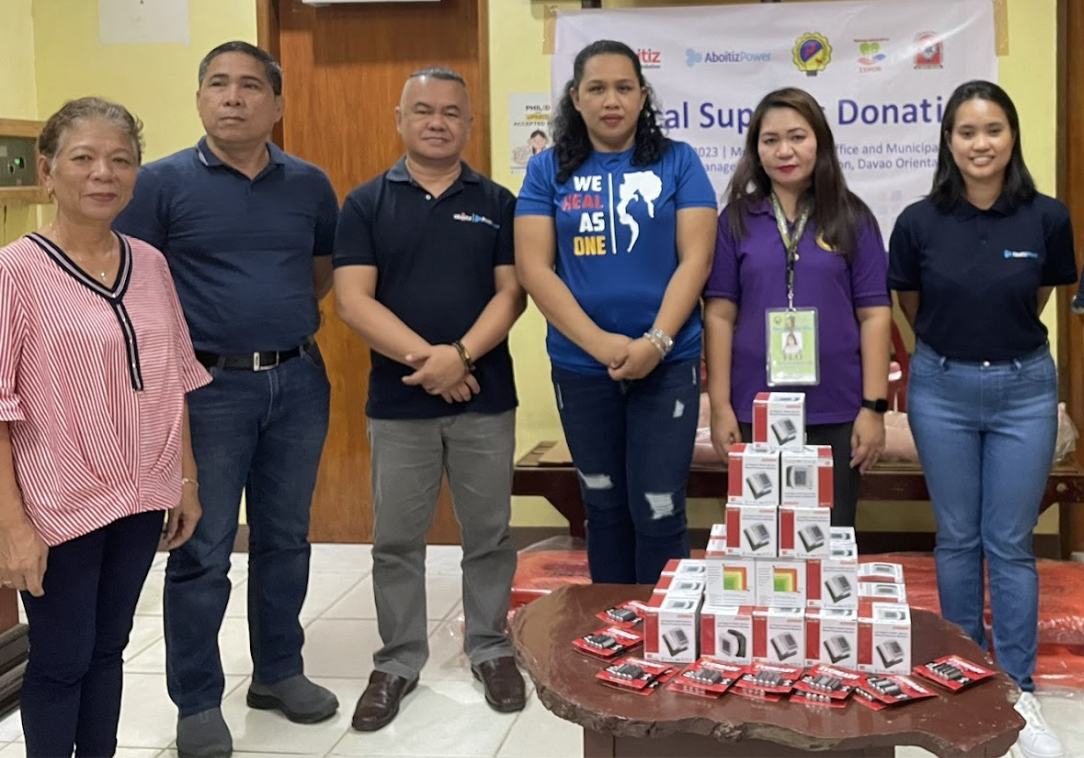 AboitizPower, DORECO donate medical equipment to Davao Oriental