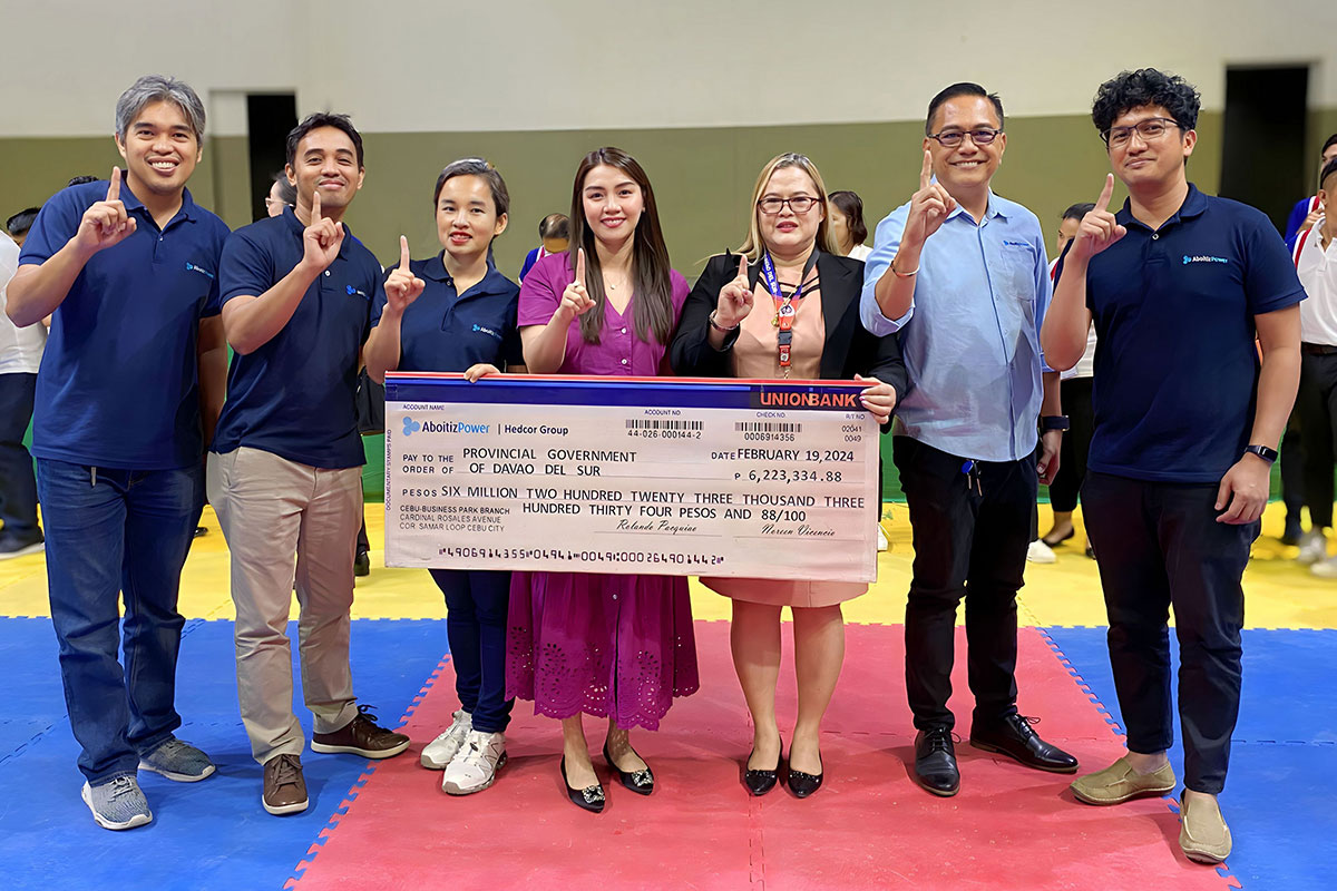 Hedcor gives P16.8 million community shares to Davao del Sur
