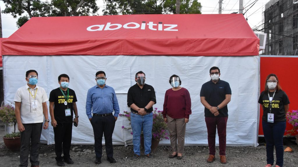 Aboitiz Group turns over air-conditioned tents to Davao City, SPMC