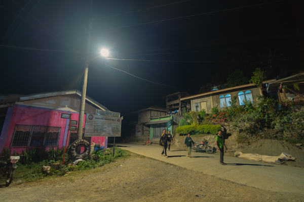 In Brgy. Lumiad, cold drinks and lighted streets are now a constant reality