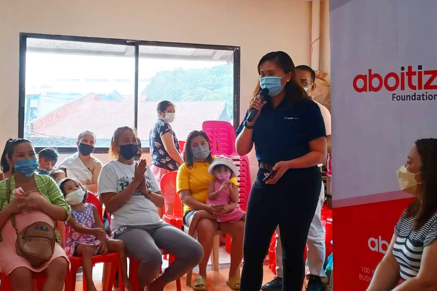 Therma Mobile promotes proper nutrition in Malabon community