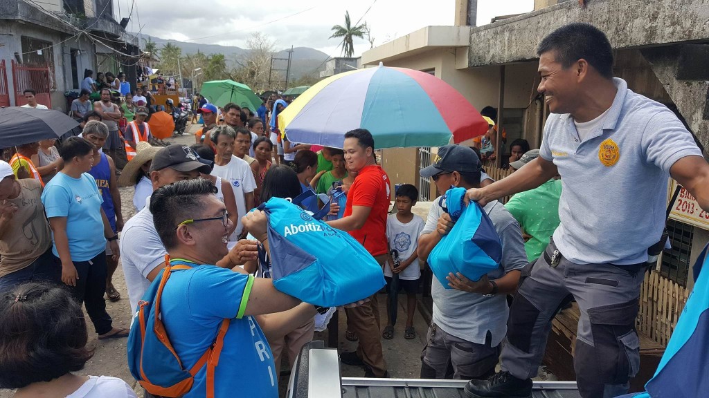 APRI provides relief goods to 4,700 Typhoon Nina-stricken families in Tiwi, Albay