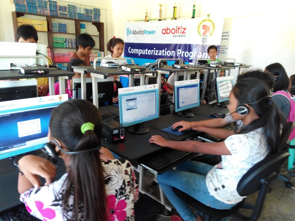 AboitizPower, Boheco II donate computers to remote Bohol school